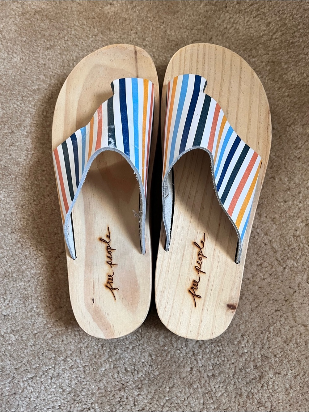 Free People Woodlands Platform Clog Sandals